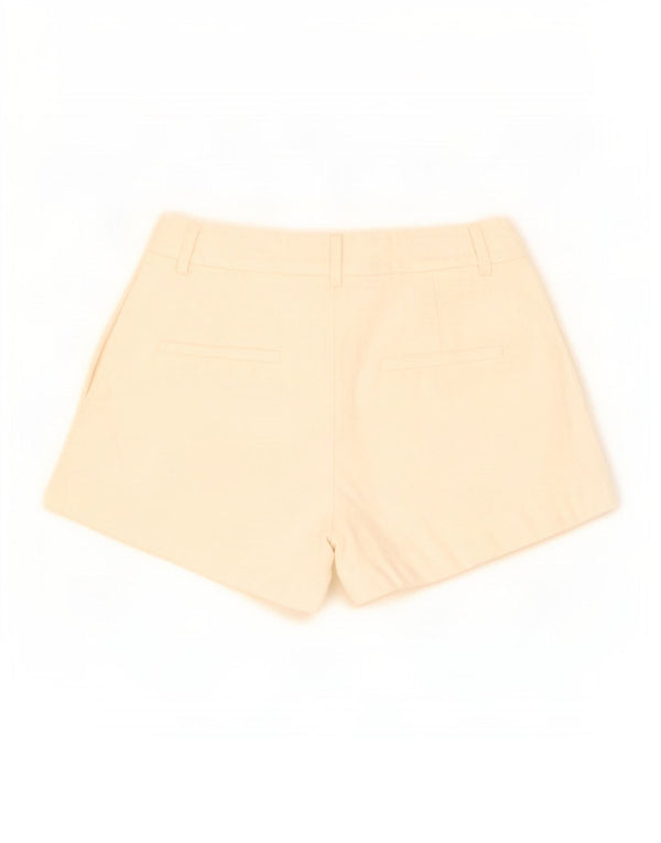 Zara ženske chino kratke hlače visokog struka EU 34 2XS W24 bijeli pamuk