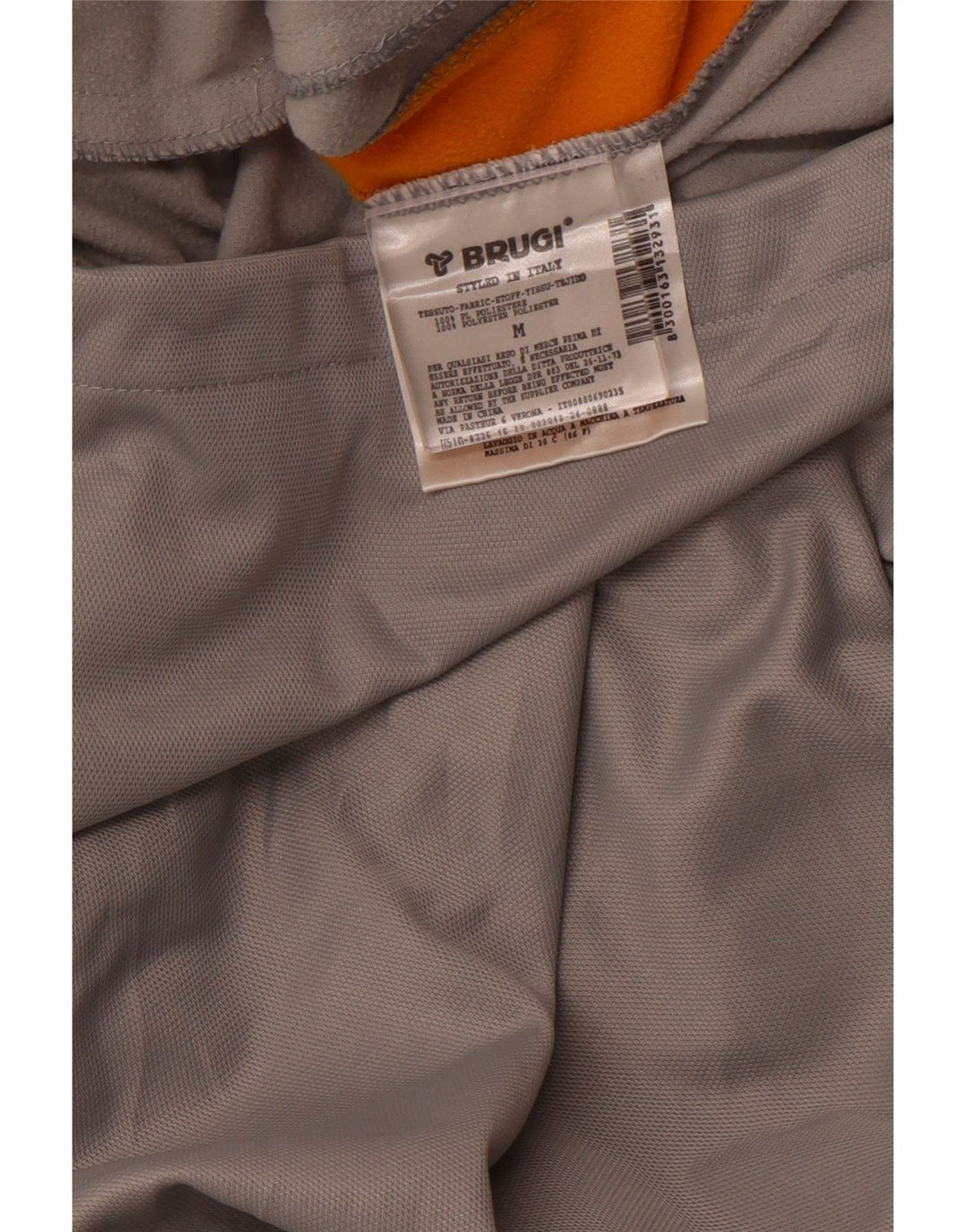 BRUGI muška gornja jakna trenirke srednje sivi poliester