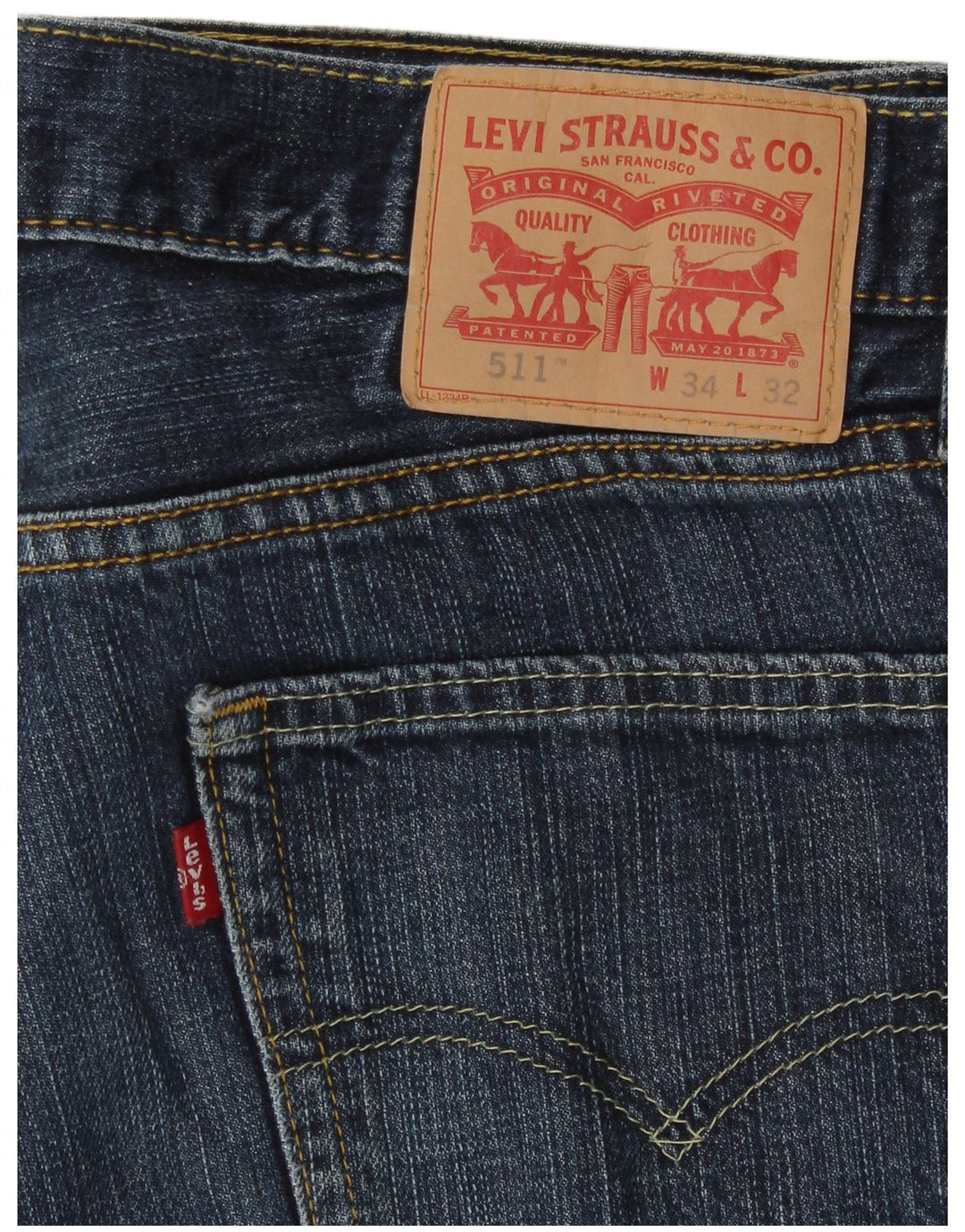 Levi's muške 511 uske traperice W34 L32 plavi pamuk