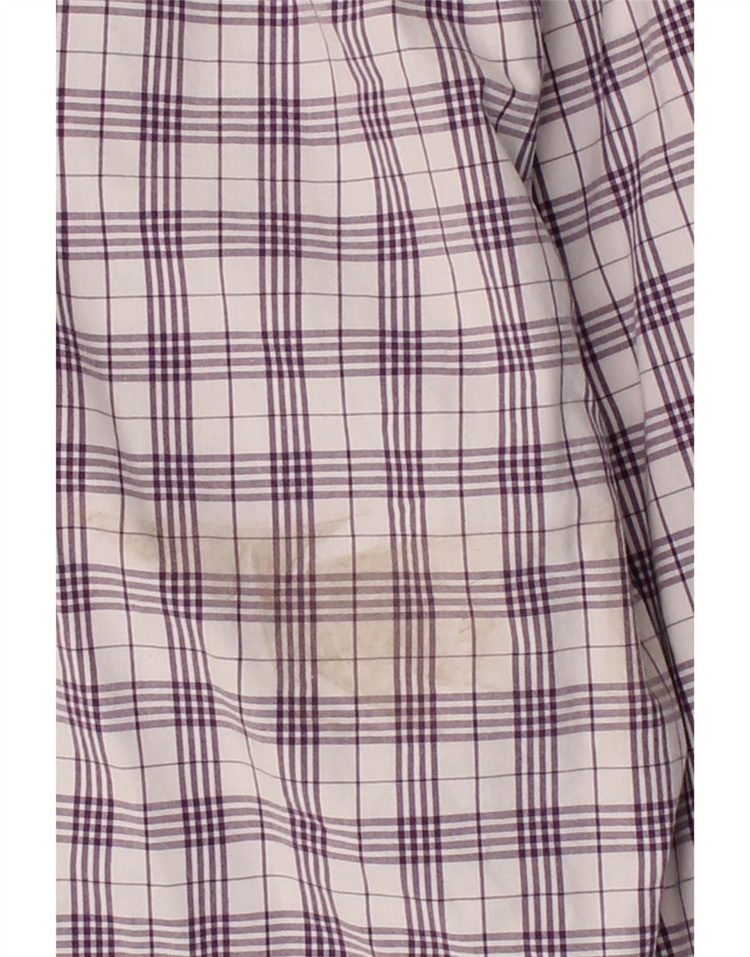 TOMMY HILFIGER Mens Shirt Large Purple Check Cotton Vintage Tommy Hilfiger and Second-Hand Tommy Hilfiger from Messina Hembry 
