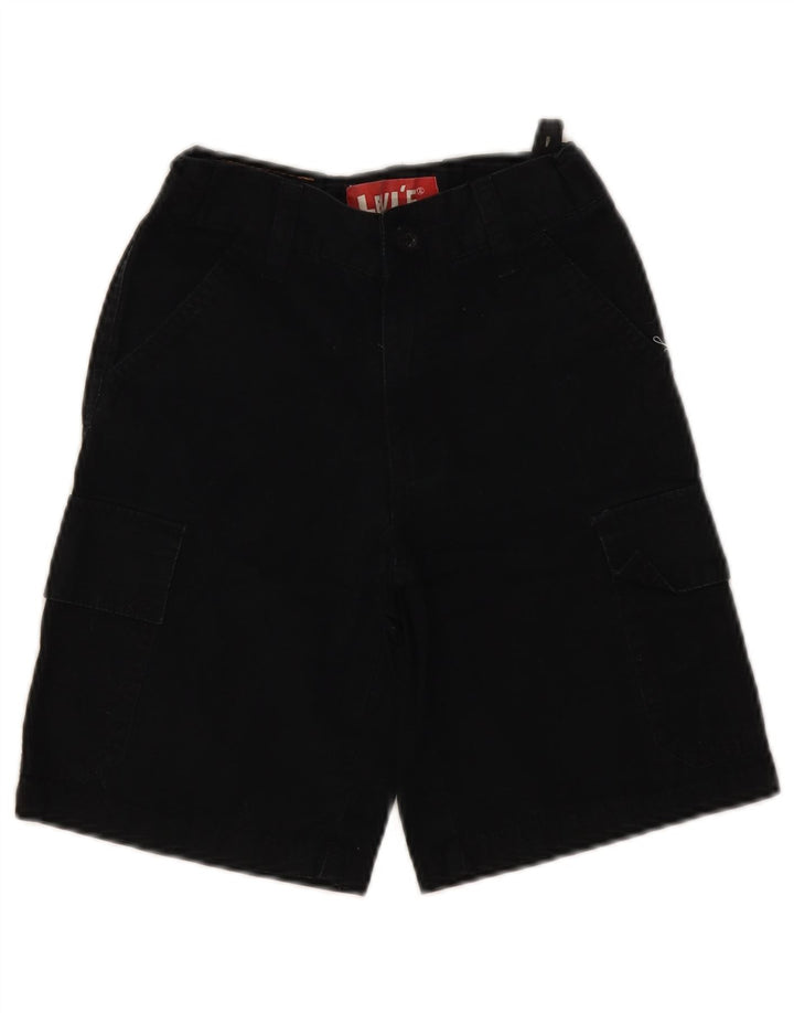 Levi's Boys Cargo kratke hlače 7-8 godina W24 L8 crni pamuk