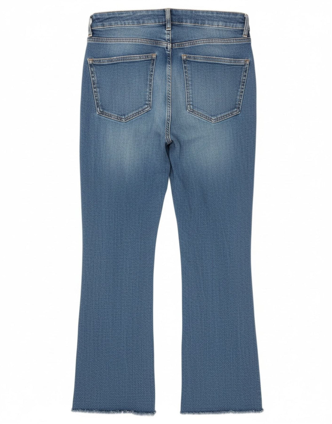 Zara ženske crop bootcut traperice EU 38 male W28 L26 plave