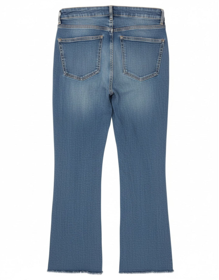 Zara ženske crop bootcut traperice EU 38 male W28 L26 plave