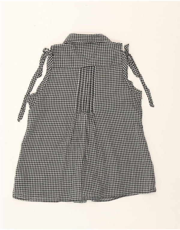TOMMY HILFIGER Ženska košulja bez rukava UK 14 Srednje crna gingham