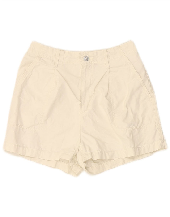 LEVI'S Womens Casual Shorts W26 Small White Cotton