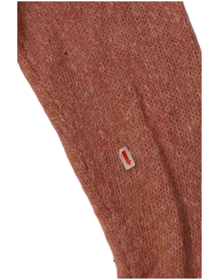 L.L.Bean ženski kardigan džemper UK 16 Veliki ružičasti akril