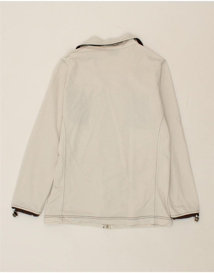 LOTTO Womens Tracksuit Top Jacket UK 8 Small White Cotton Vintage Lotto and Second-Hand Lotto from Messina Hembry 