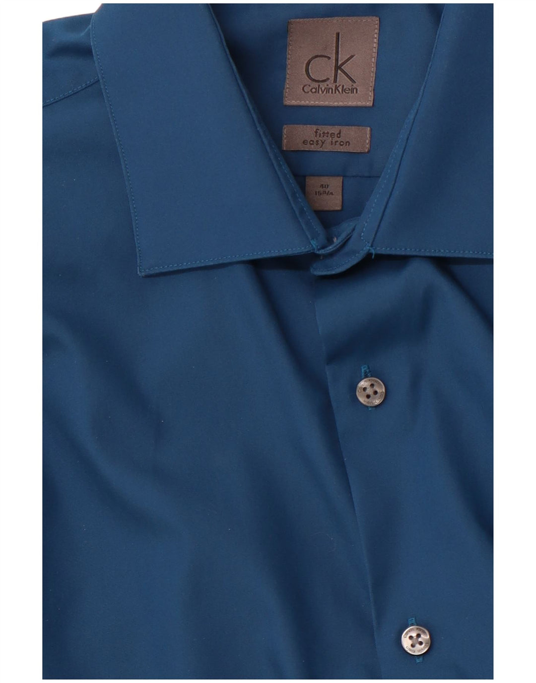 CALVIN KLEIN Muška pripijena košulja veličina 40 15 3/4 srednje plava