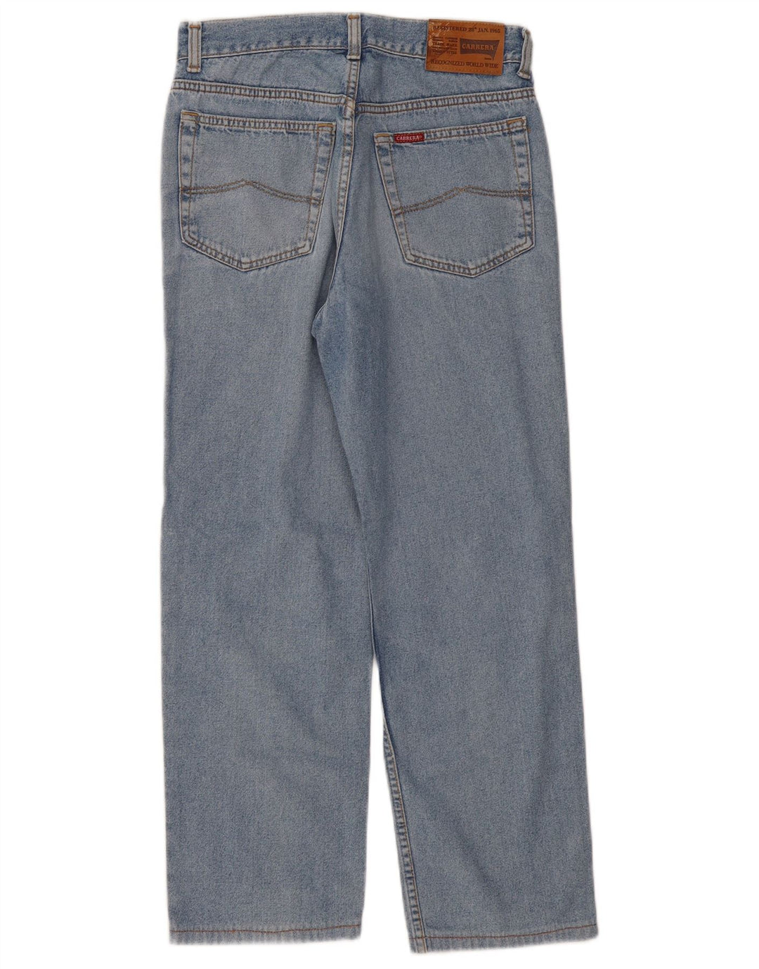 CARRERA muške ravne traperice W30 L27 plavi pamuk