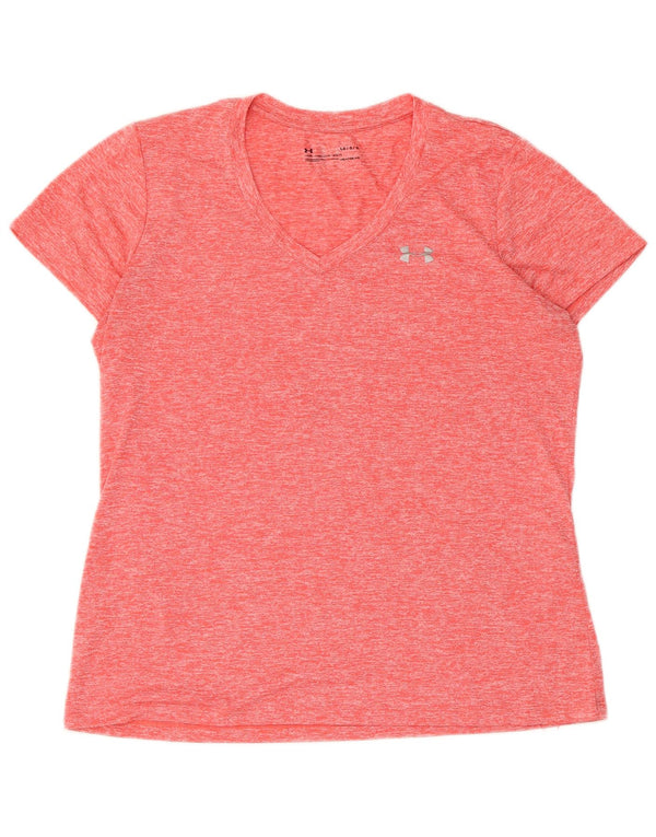 Under Armour ženska majica kratkih rukava UK 16 Large Orange Sports