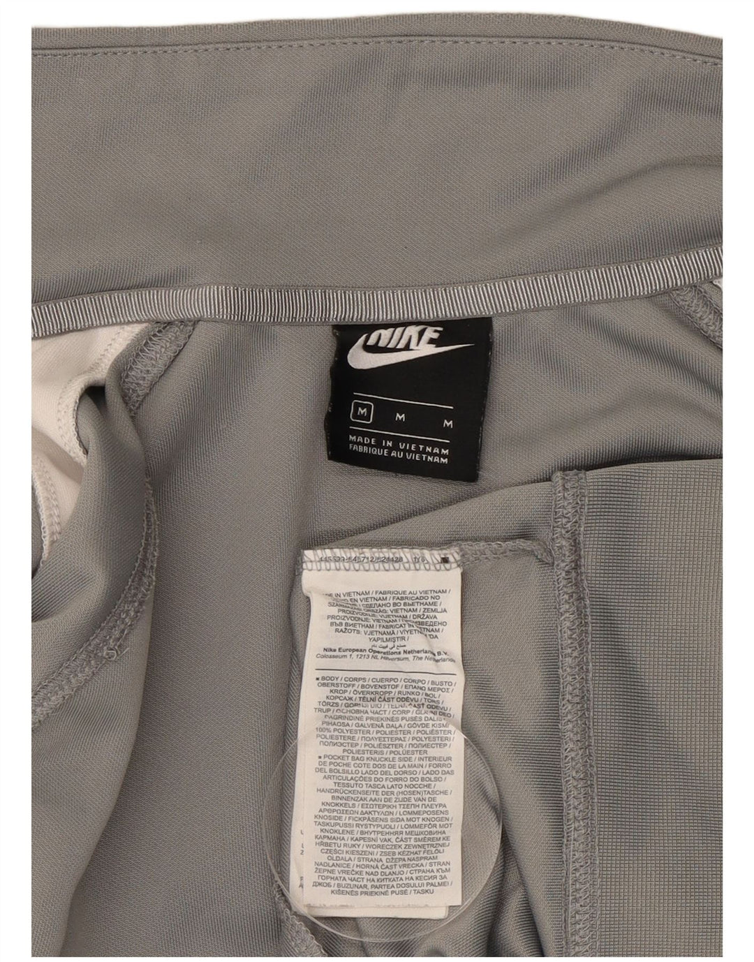 Nike muška trenirka Swoosh Graphic Gornja jakna srednje sive boje