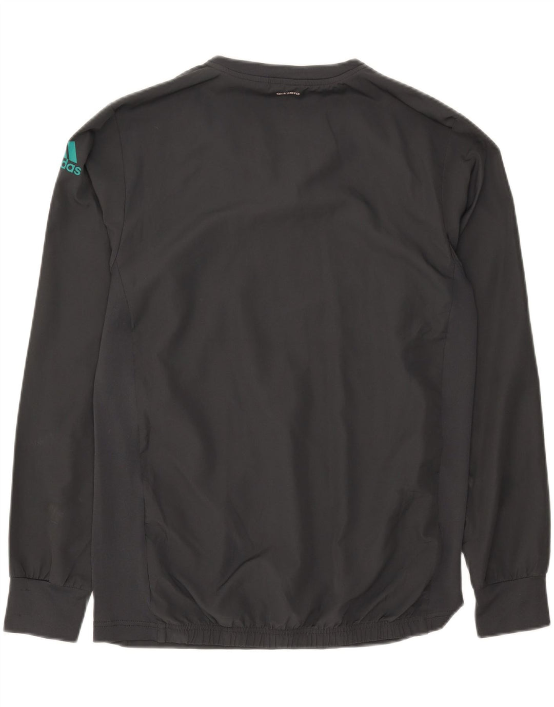 ADIDAS Mens Climalite Top Long Sleeve Medium Grey Polyester Vintage Adidas and Second-Hand Adidas from Messina Hembry 