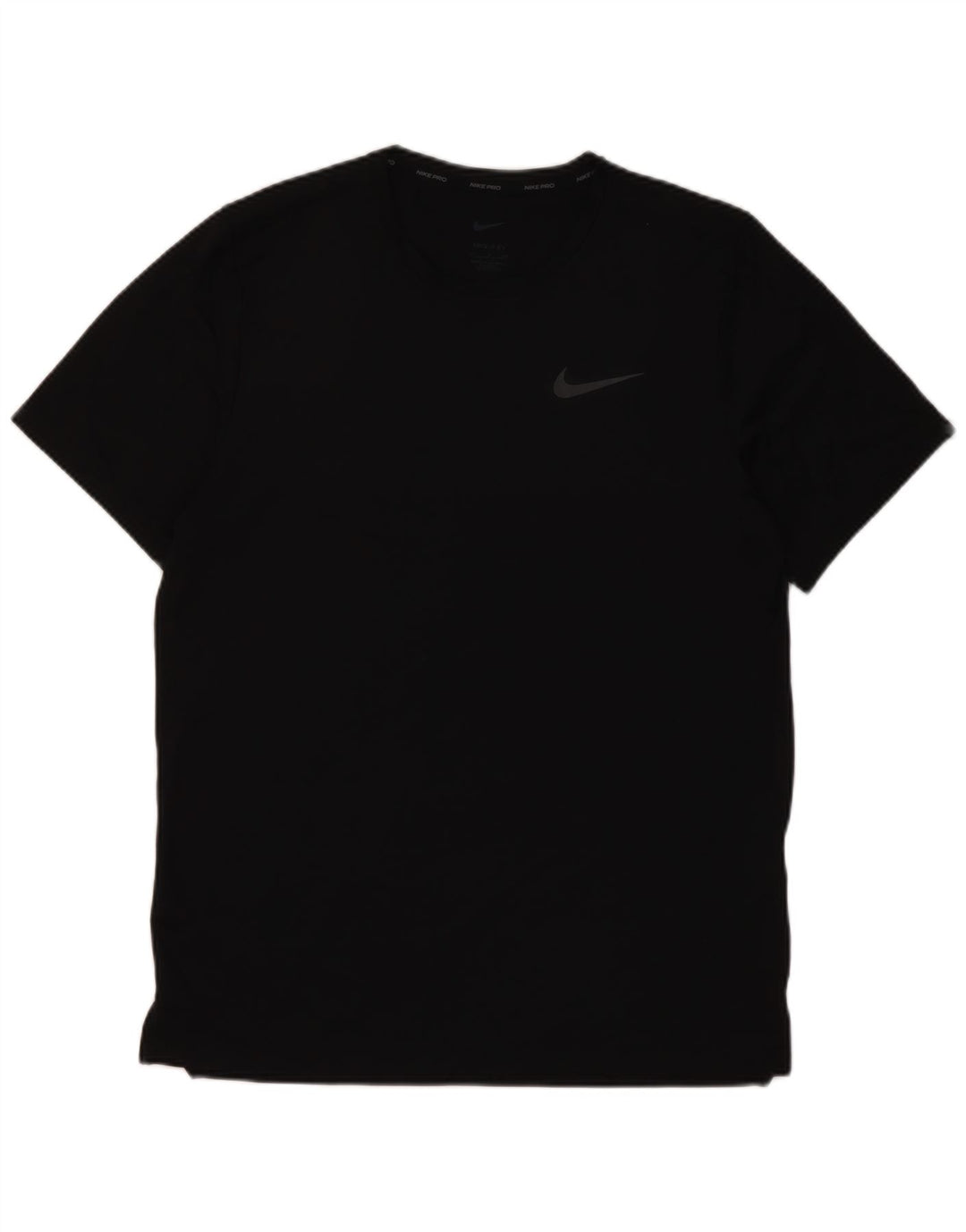 Nike Dri Fit majica kratkih rukava, mali crni poliester