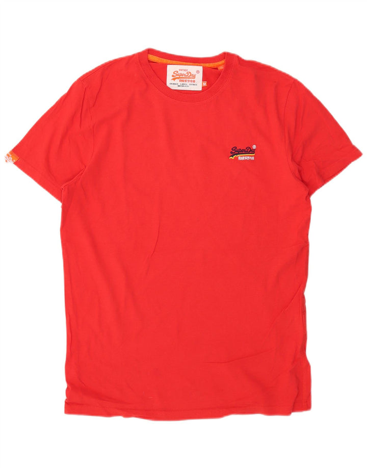 Superdry muška majica kratkih rukava Srednje crveni pamuk