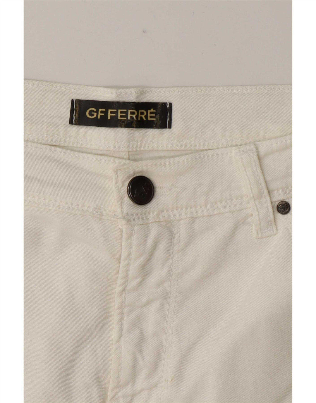 GF Ferre Ženske Bootcut traperice W34 L31 Bijele