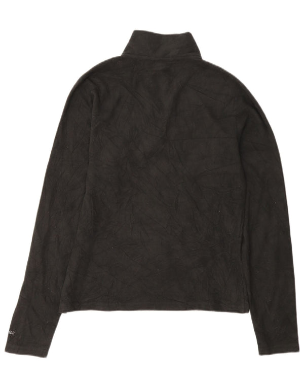 The North Face ženski flis džemper širokog kroja s izrezom i patentnim zatvaračem UK 6 XS sivi