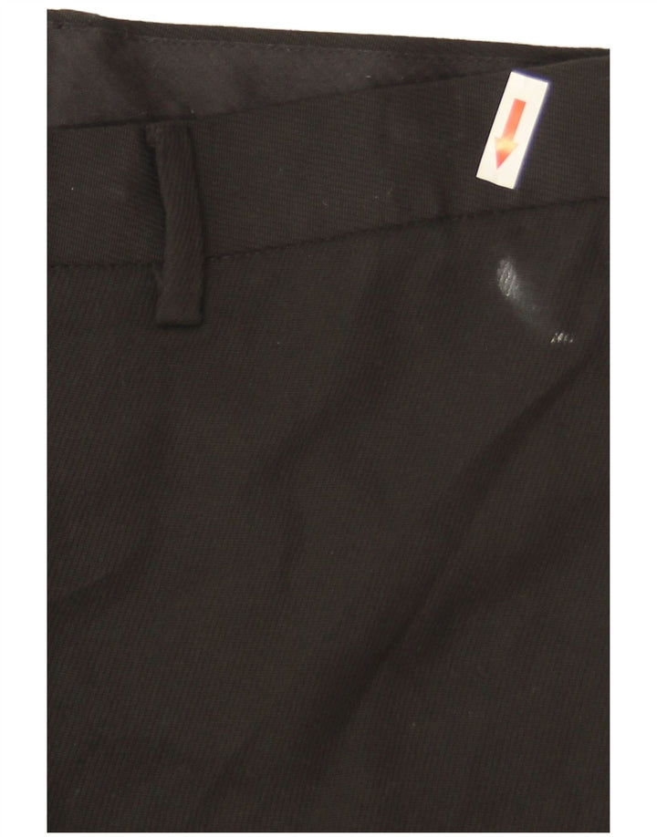 Marks & Spencer ženske ravne chino hlače W32 L31 crni poliester