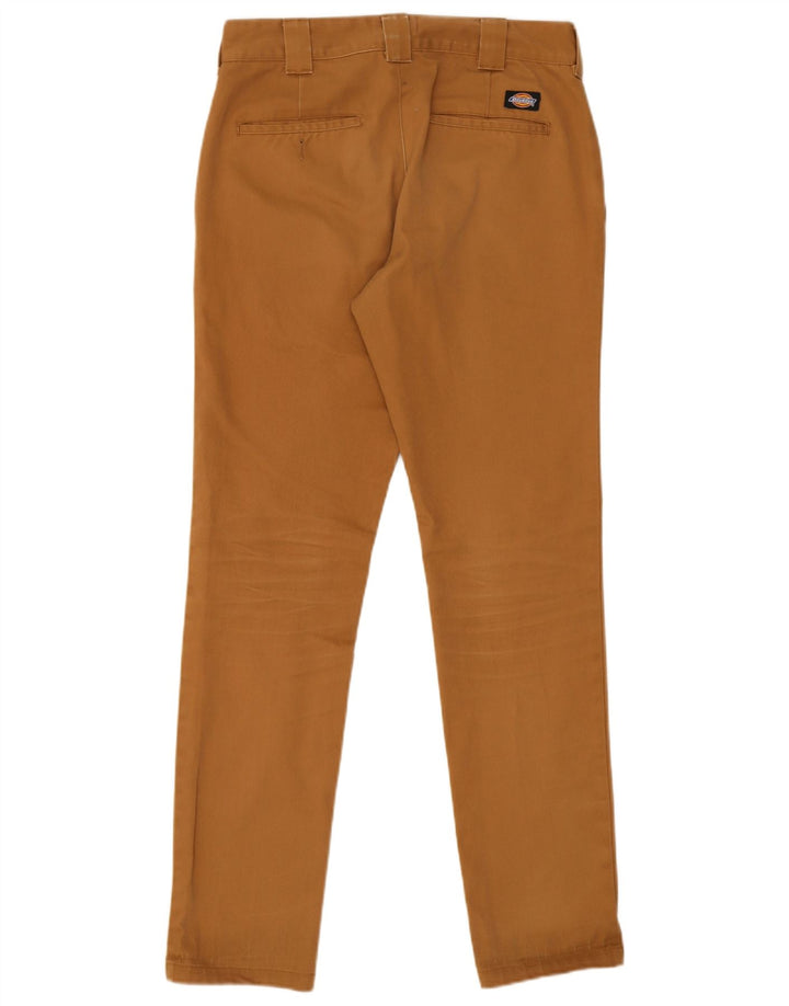 Dickies muške uske chino hlače W32 L32 smeđi poliester