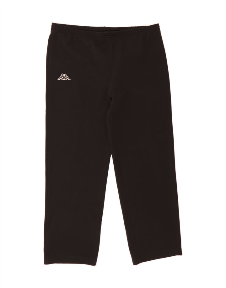 KAPPA Mens Tracksuit Trousers Large  Black Polyester Vintage Kappa and Second-Hand Kappa from Messina Hembry 