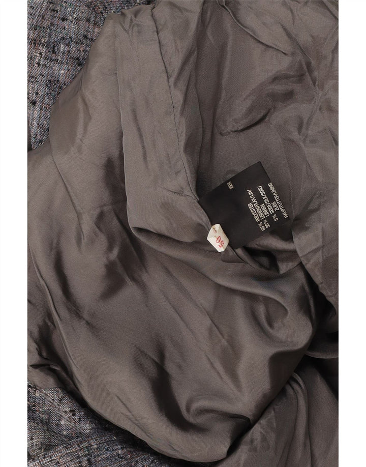 VINTAGE ženska prevelika bomber jakna IT 50 XL sivi pjegavi poliester