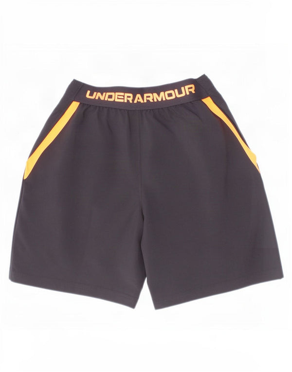 Under Armour Boys Graphic Sport Shorts 6-7 Years Black Colourblock