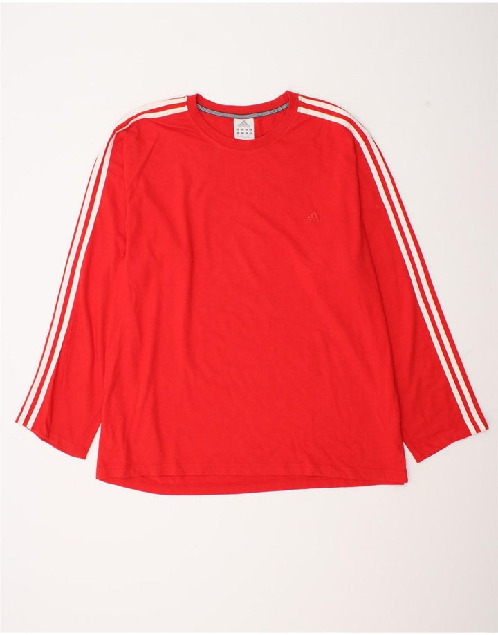 Adidas muška majica dugih rukava 2XL, crveni pamuk