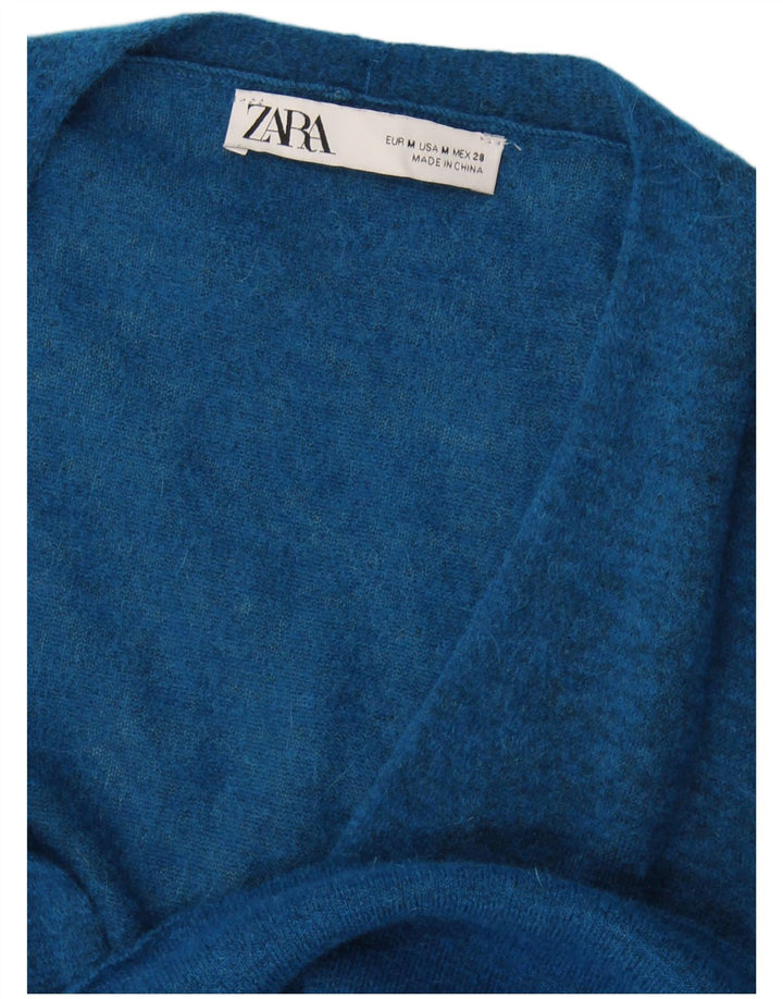 Preveliki ženski kardigan pulover Zara UK 14 Srednje plava