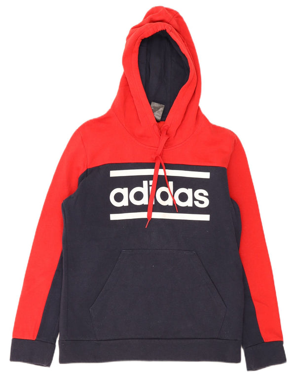 Adidas muška majica s kapuljačom s kapuljačom UK 16/18 velika tamnoplava boja