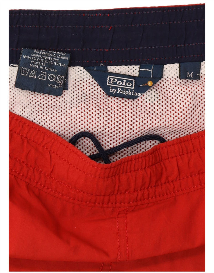 Polo Ralph Lauren muške kratke hlače za kupanje srednje crvene boje od poliestera