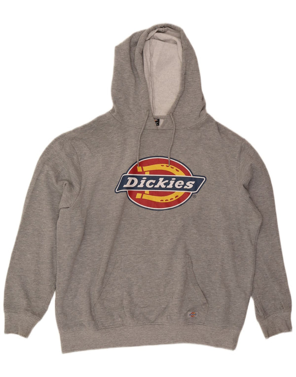 Dickies muška majica s kapuljačom s grafičkim motivima 2XL, sivi flekasti pamuk