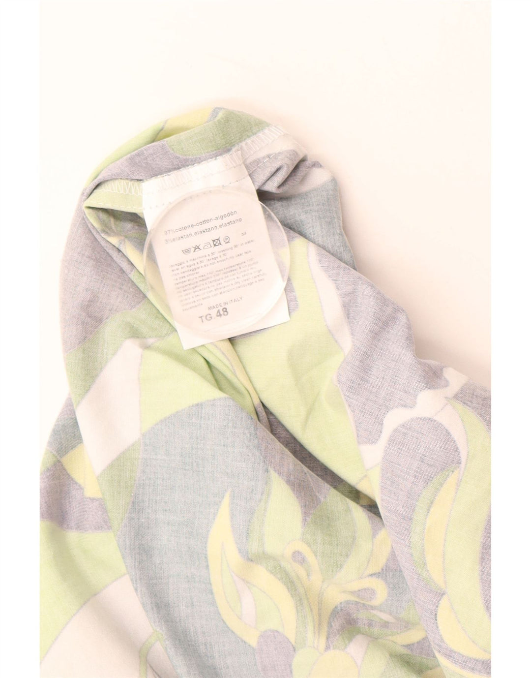 VINTAGE ženski sarafan IT 48 XL Raznobojni cvjetni pamuk