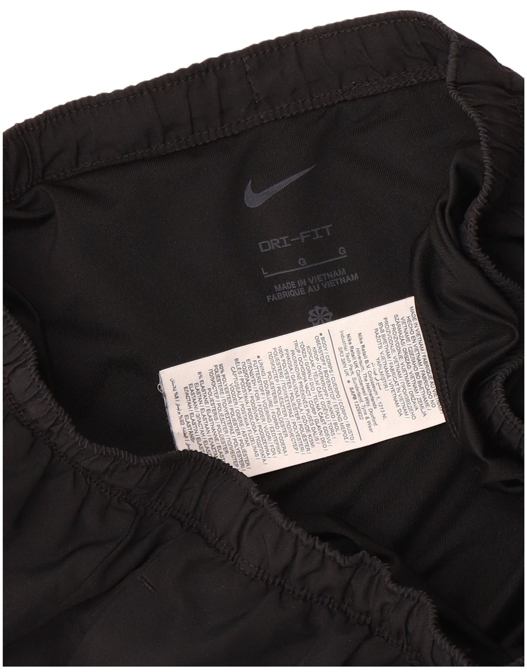 Nike muške Dri Fit sportske kratke hlače, veliki crni poliester