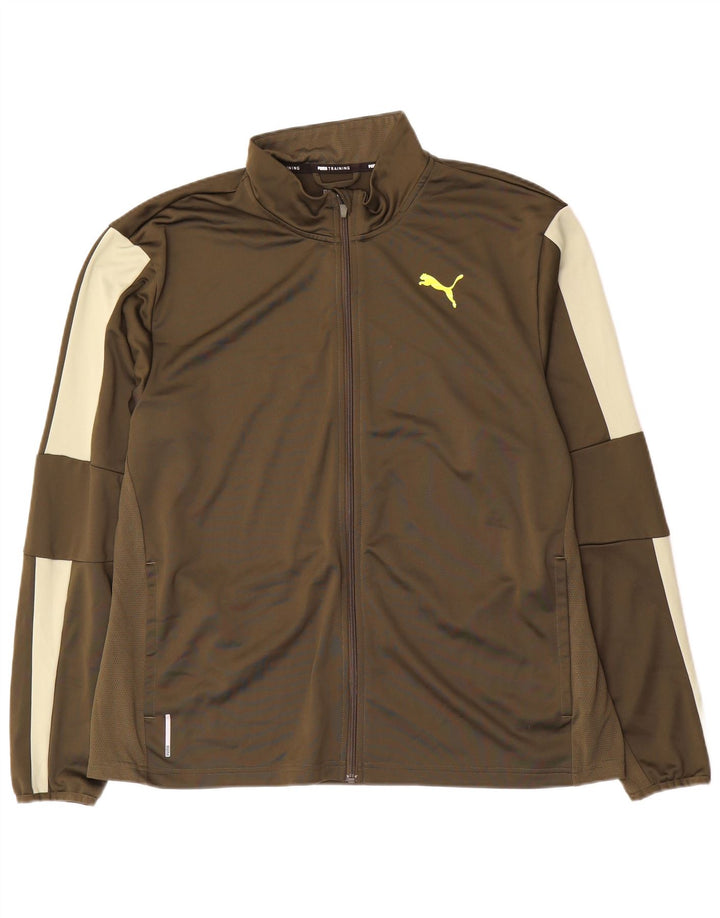 Puma muška gornja jakna trenirke XL zeleni poliester u boji