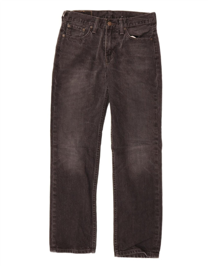 Levi's ženske ravne traperice 514 W30 L32 crni pamuk