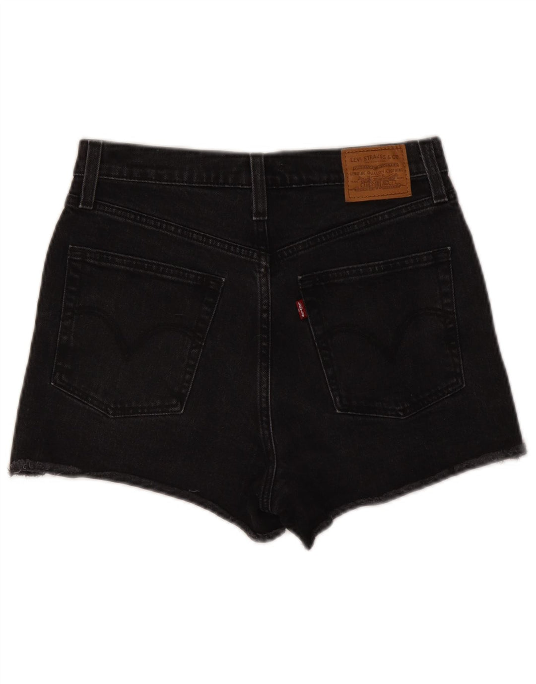 Levi's ženske traper kratke hlače W29 Srednje crni pamuk