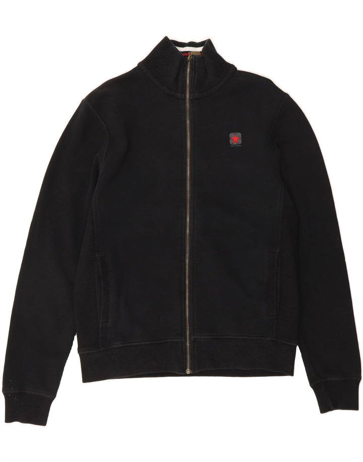 CONVERSE Womens Tracksuit Top Jacket UK 16 Large Black Cotton Vintage Converse and Second-Hand Converse from Messina Hembry 
