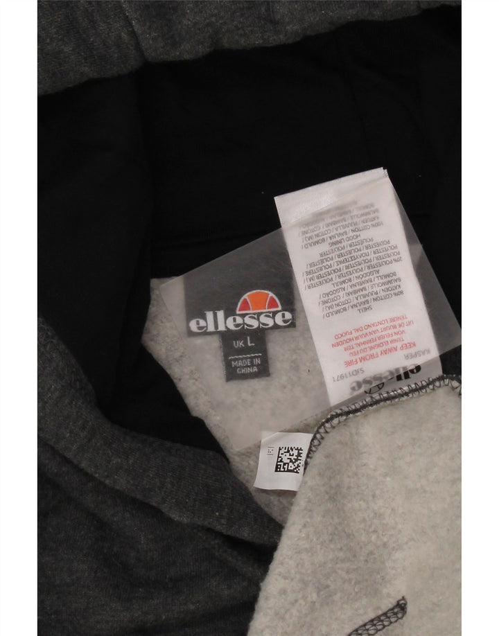 Ellesse muška majica s kapuljačom Veliki sivi pamuk
