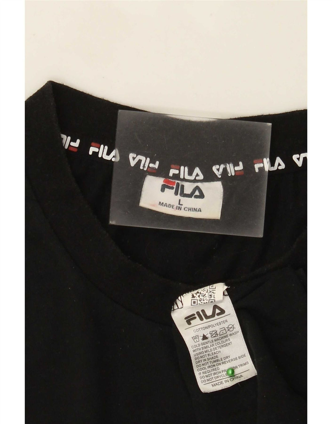 Fila muška majica kratkih rukava s grafičkim motivima, veliki crni pamuk