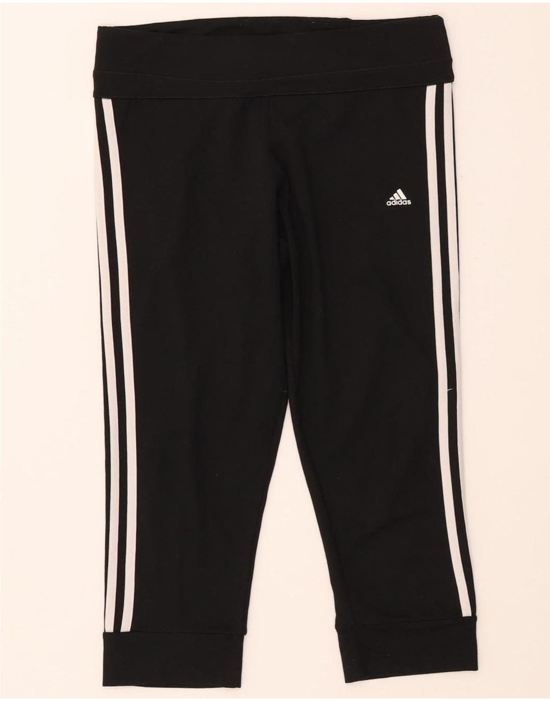 ADIDAS Ženske Climalite Trenirke Hlače Joggers UK 12/14 srednje crne