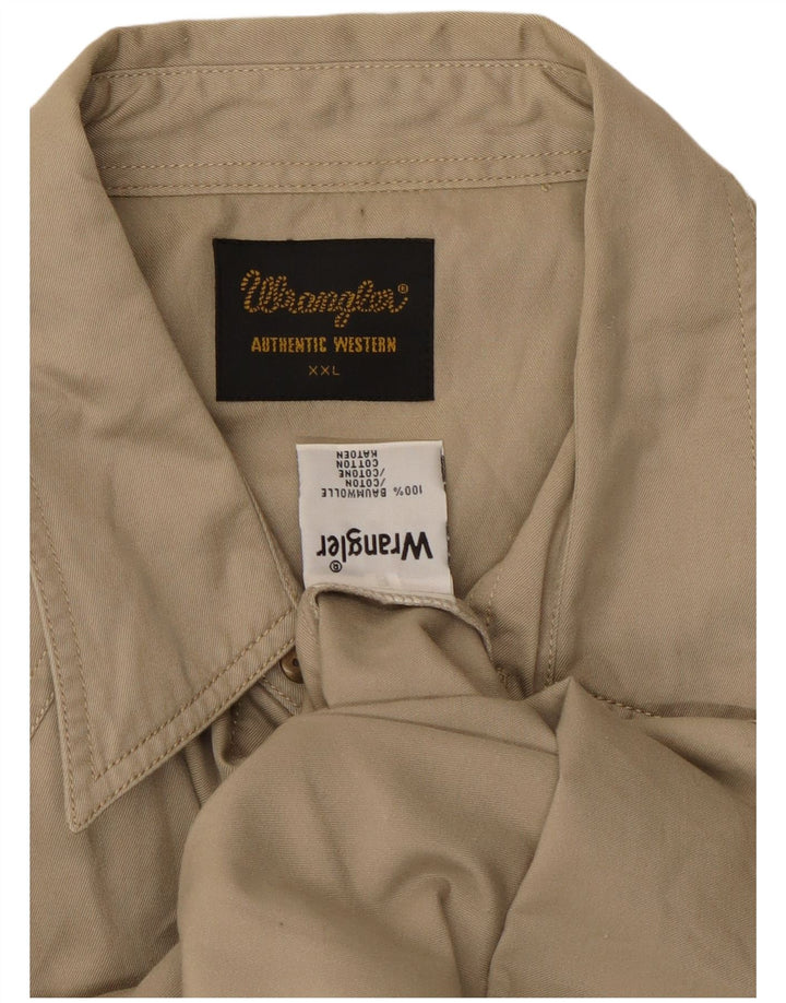 Wrangler muška košulja 2XL bež pamuk