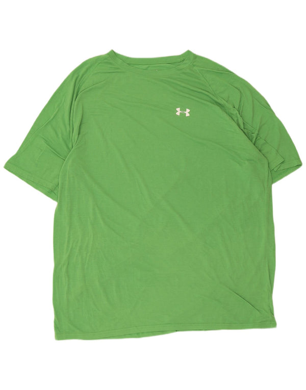 UNDER ARMOUR Muška majica Heat Gear Top 2XL zeleni poliester