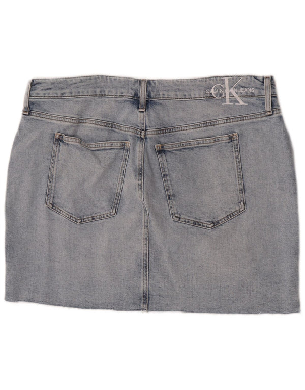 Calvin Klein ženska mini traper suknja W36 L17 plava