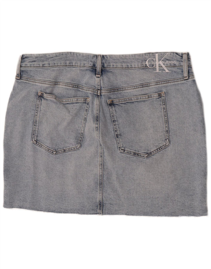 Calvin Klein ženska mini traper suknja W36 L17 plava