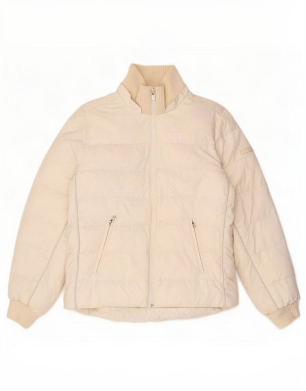 Ženska podstavljena jakna Champion UK 10 Small White Polyamide