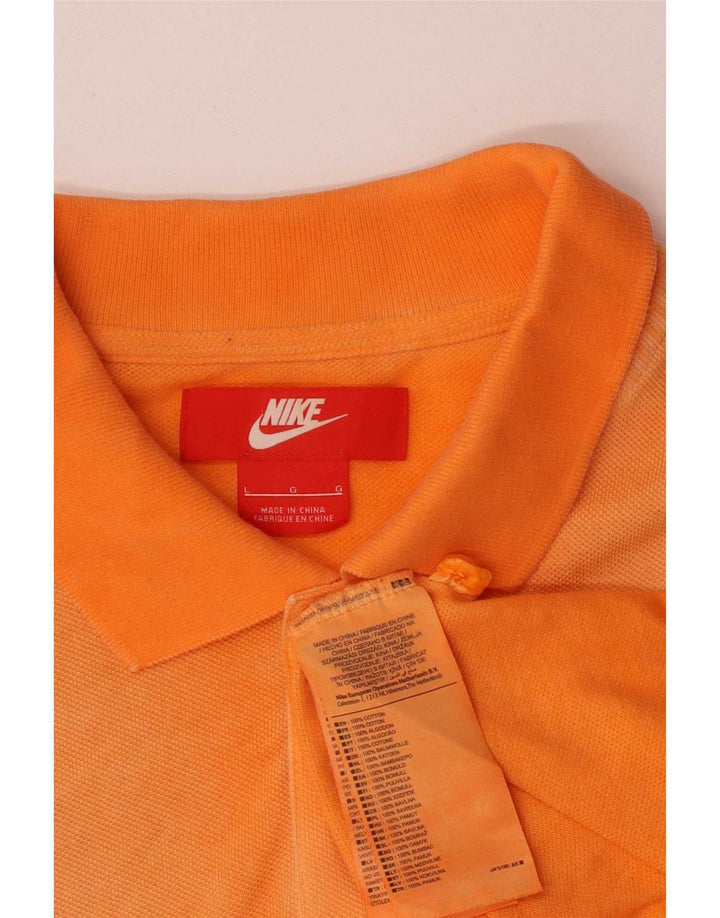 Nike muška polo majica velika narančasta pamuk