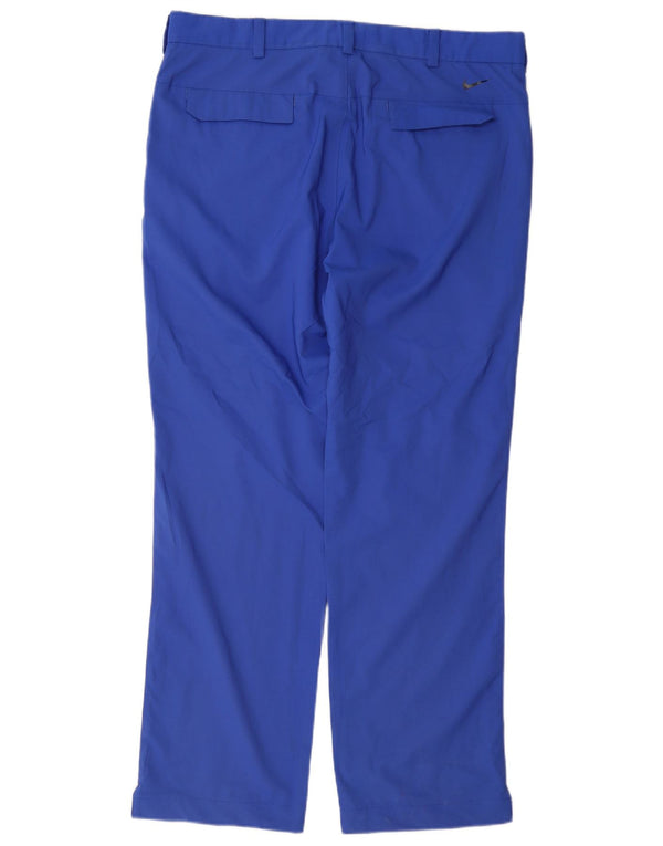 Nike muške Dri Fit Straight Chino hlače W34 L32 plavi poliester