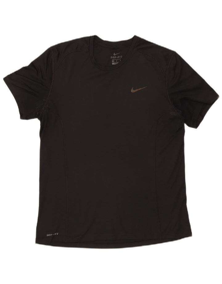 Nike Dri Fit majica kratkih rukava srednje crna