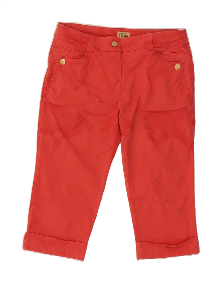 ALVIERO MARTINI Womens Capri Trousers W29 L18 Red Cotton Vintage ALVIERO MARTINI and Second-Hand ALVIERO MARTINI from Messina Hembry 