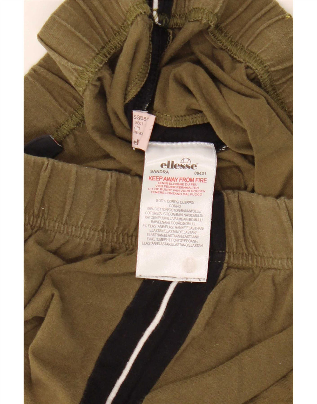 Ellesse ženske tajice UK 12 Pamuk srednje boje kaki