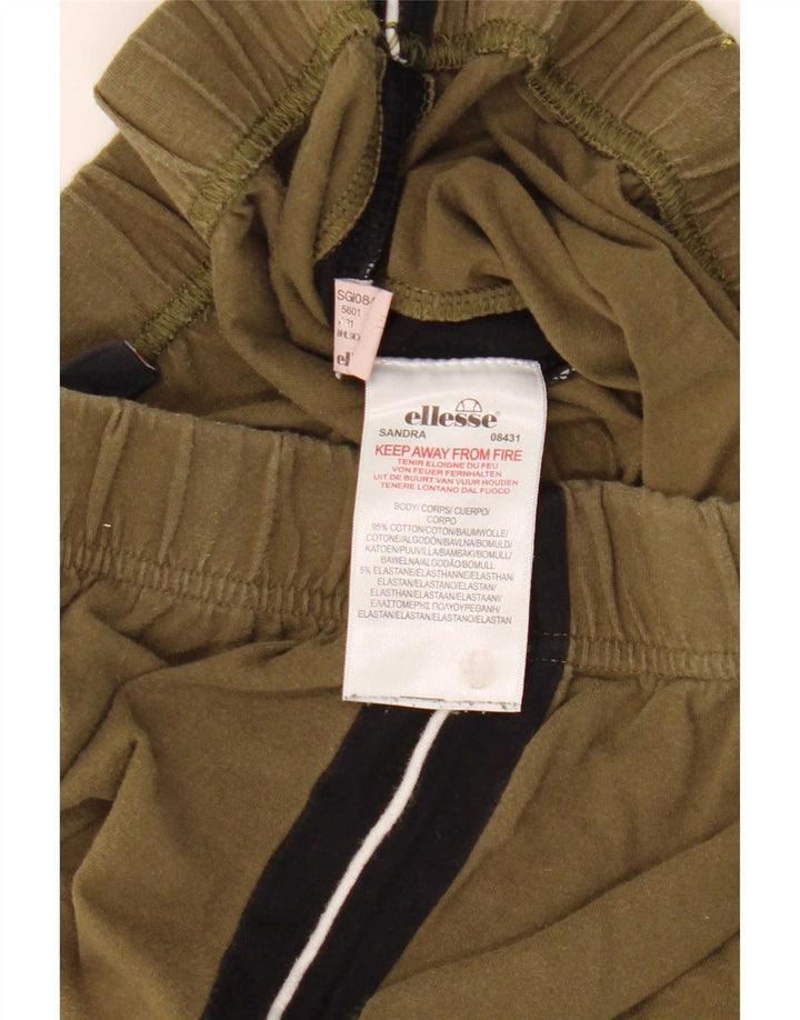 Ellesse ženske tajice UK 12 Pamuk srednje boje kaki